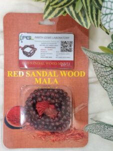Red Sandal Wood Mala
